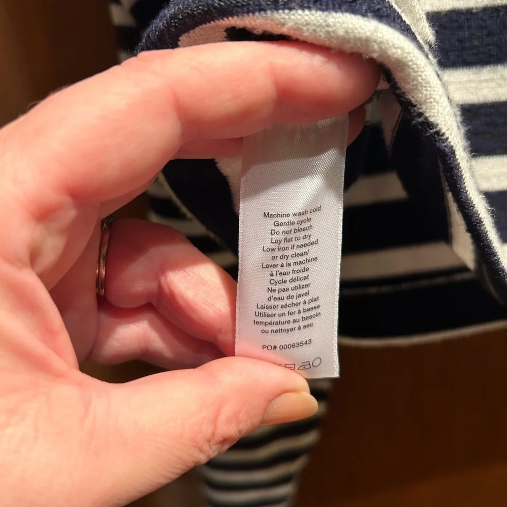 Rag & bone striped lightweight sweater XL​​ - Picture 6 of 7